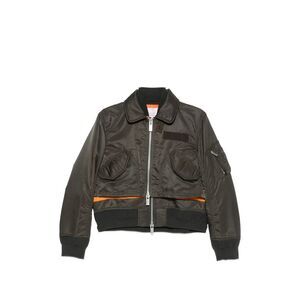Sacai Green Jackets - Military Jackets Women